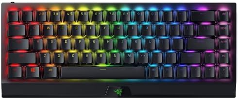 （16:30時点） Razer BlackWidow V3 Mini HyperSpeed Phantom Pudding Edition Yellow Switch ゲーミングキーボード ワイヤレス 2.4GHz Bluetooth マルチデバイスサポート 最大200時間バッテリー持続 メカニカル イエロー軸 65% Chroma RGB 英語US配列 【日本正規代理店保証品】 RZ03-03891900-R3M1