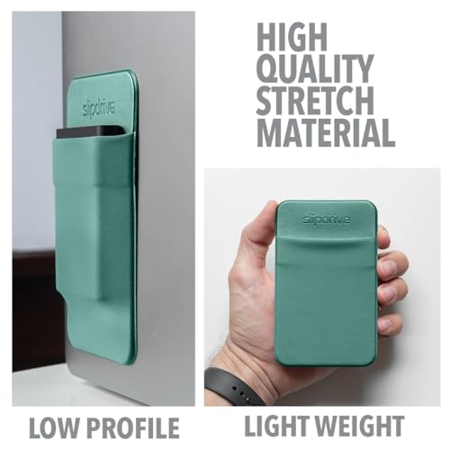 Image of Slipdrive - Laptop Hard Drive Case - Solid State Drive - Reusable Adhesive - Carry Case for 5 inch x 3.2 inch External Hard Drive - Carrying Case