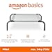 Amazon Basics Kühlendes erhöhtes Hund Haustierbett, M, Grau, L 110 x B 65 x H 19 cm