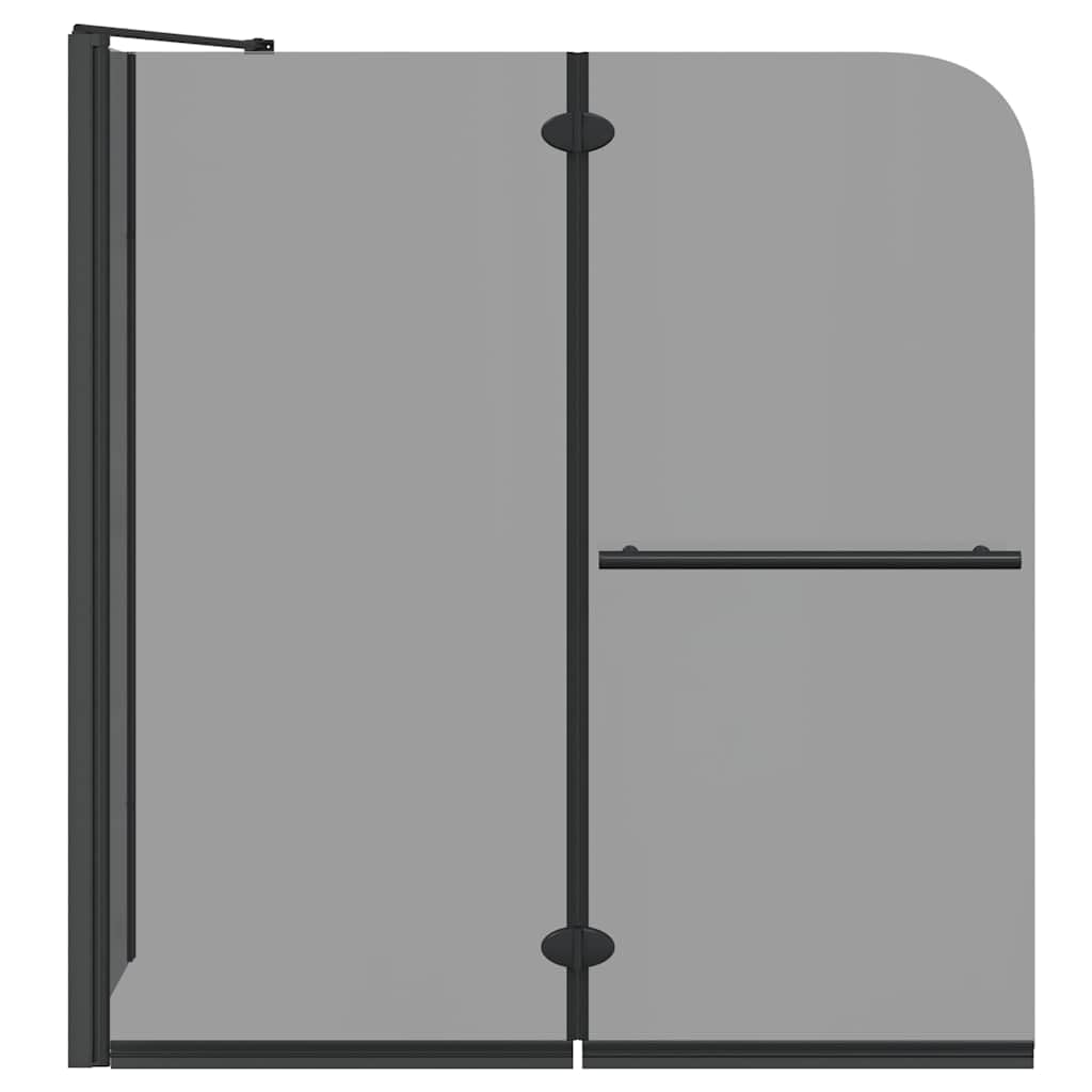 Box doccia 120 x 67 x 129 cm pieghevole in vetro ESG e alluminio box doccia girevole per il bagno
