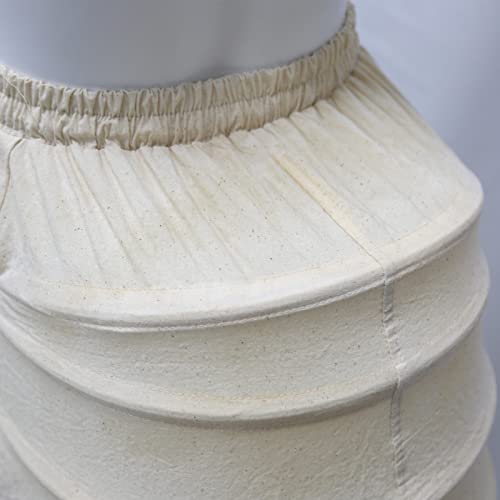 MYAYD Women 18th Basil Skirt Back Petticoat Pannier Bustle Hoop Six Layer Under Skirt Victorian Crinoline for party ball4