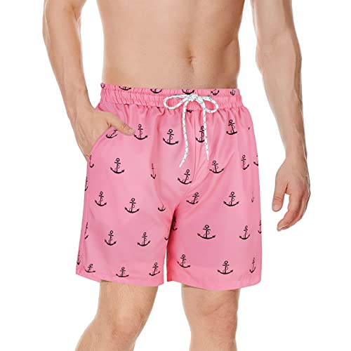 American Trends Mens Swim Trunks Compression Lined Swim Shorts for Outdoor Bathing Suit Shorts2