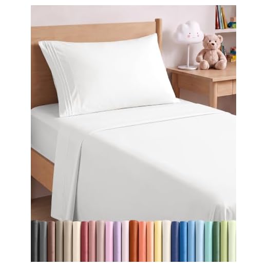 Twin Size 3 Piece Sheet Set - Comfy Breathable & Cooling Sheets - Hotel Luxury Bed Sheets for Women & Men - Deep Pockets, Easy-Fit, Extra Soft and Wrinkle Free Sheets - White Oeko-Tex Bed Sheet Set
