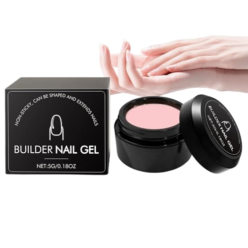 Gel Constructor de Uñas - 5 g Secado Rápido Larga Duración | Herramientas de Manicura con Gel para Extensiones de Uñas - Para Mujeres, Hombres, Principiantes,