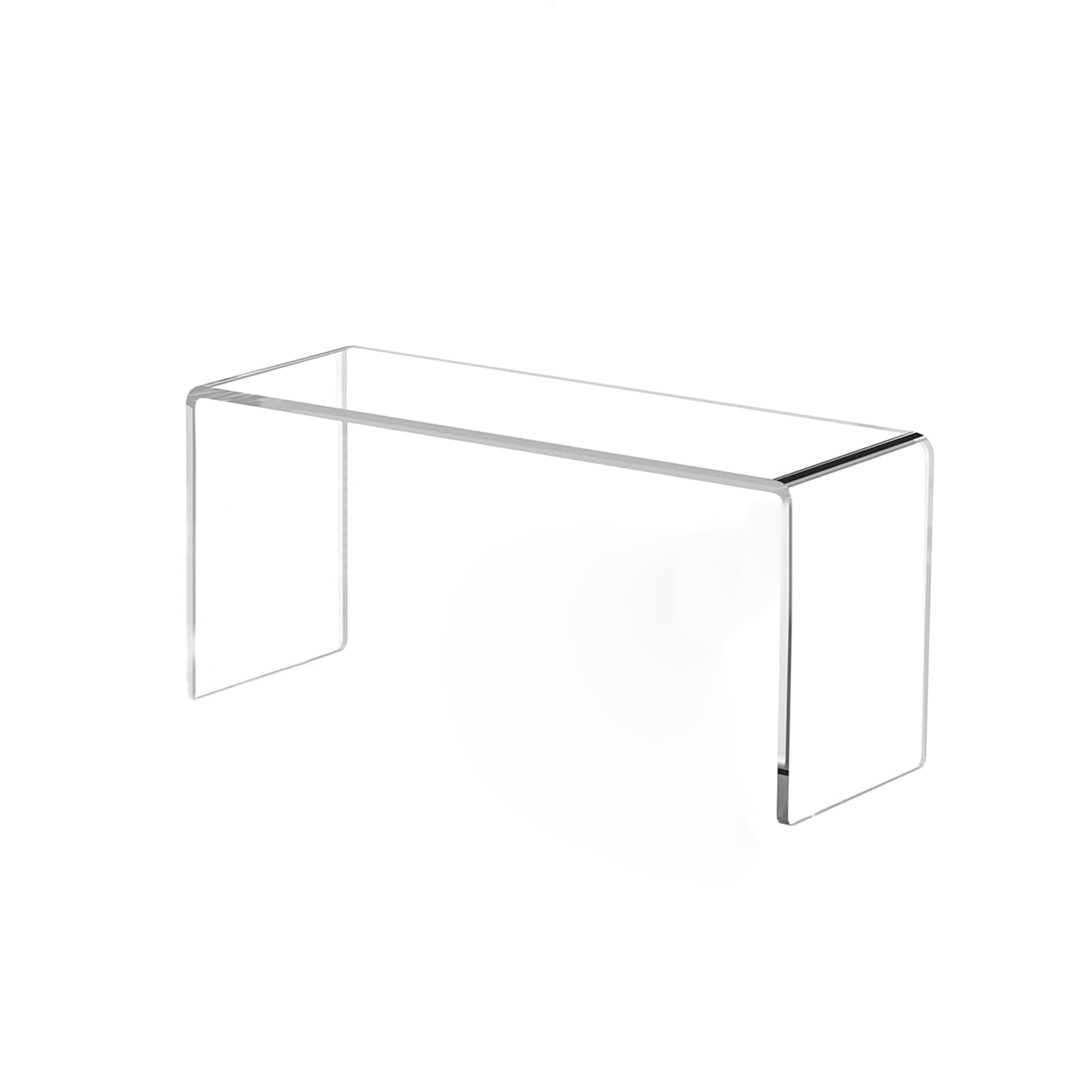 Acryl Risers Display Stand, Klare rechteckige Erhöhung, 6 mm verdickt, Ausstellungsständer, Spielzeug, Parfüm, gestufter Ausstellungsständer for Cupcake-Ständer, Sammlerstücke, 20 x 10 x 10 cm ( Size