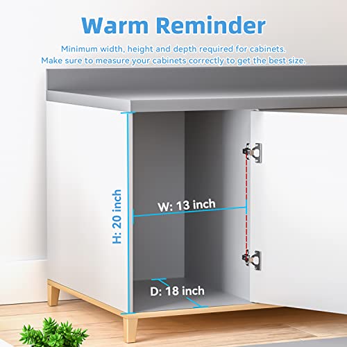 G-Ting Pull Out Cabinet Organizer, Under Sink Slide Out Storage Shelf With 2 Tier Sliding Wire Drawer - 12.6W X 16.53D X 12.99H - Request At Least 13 Inch Cabinet Opening(Black) #TOP2