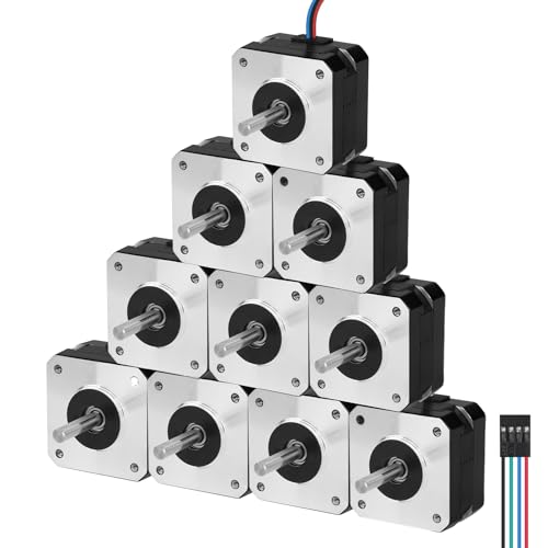 Moteur pas à pas Nema 17 2.0A à fort couple bipolaire avec axe 5mm