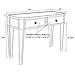 Powell Mirrored Silver Wood Console, 40