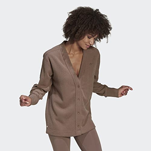 adidas Originals Womens Winterease Cardigan, Trace Brown4