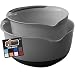 Gorilla Grip Original Mixing Bowls Set of 2, Slip Resistant Bottom, Includes 5 Qt and 3 Quart Nested Bowl, Dishwasher Safe, Grip Handle for Easy Mix and Pour, Baking and Cooking 2 Piece Set, Gray