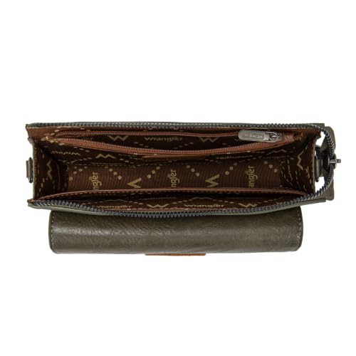 Image of Wrangler Crossbody Wallet for Women RFID Clutch Phone Purse with Credit Card Slots | RFID