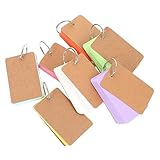 Carte bloc-notes : le produit a une finition soignée et convient aux personnes qui souhaitent écrire en anglais pour une utilisation prolongée, mini blocs-notes