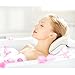 ROSENICE Bath Pillow - Spa Pillow with Head and Neck Support - Super Soft - Not floating，Quick Drying, Non-Slip - Fits Most Tub