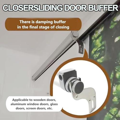 Cierrapuertas corredero automático de velocidad ajustable para terraza 7
