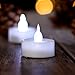 AGPTEK Tea Lights,24 Pack Flameless LED Candles Battery Operated Tealight Candles No Flicker Long Lasting Tealight for Wedding Holiday Party Home Decoration(Cool White)