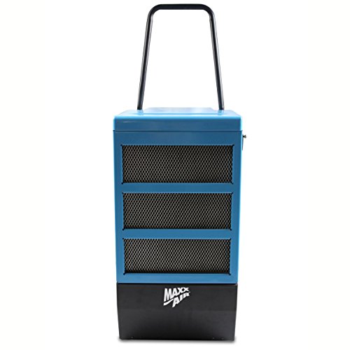 Maxx Air Rotational Molded Portable Commercial Dehumidifier, Perfect For Basement, Industrial, Commercial, Home, Flood Damage (065 Blue) #TOP1