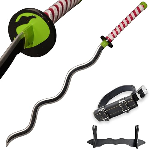 SV Anime Sword Cosplay Iguro Obanai Sword Cosplay 38.5 Inch Collectible Gifts