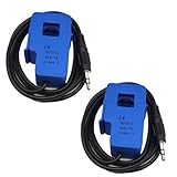 SYUAB 2Pcs 30A/1V SCT013000 Non-invasive Split Transformer Sensor SCT-013-000 Core Current