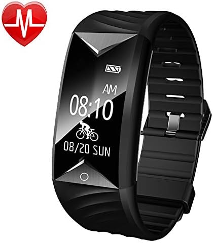 YAMAY Fitness Tracker with Heart Rate Monitor, Fitness Watch Waterproof Activity Tracker with Step Counter Calories Sleep Monitor Vibration Alarm,Pedometer Watch for Men Walking Running Cycling
