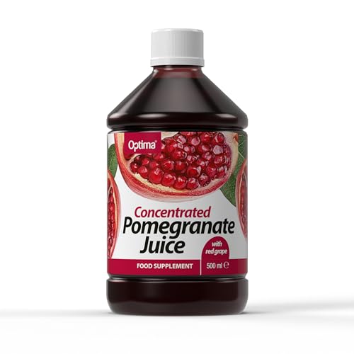Optima Pomegranate Juice Concentrate Natural Vegan Food Supplement 500ml
