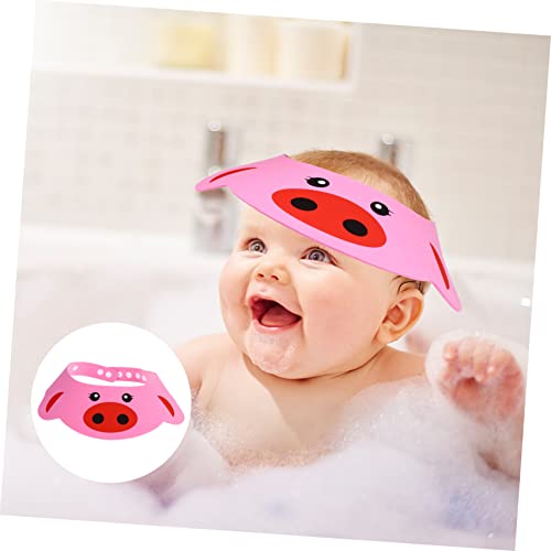 Beatifufu 3 Pecas Boné De Shampoo De Bebê Viseira De Banho De Bebê Banho Do Bebê Chapéu De Banho Cri