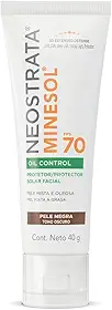 Protetor Solar Facial Neostrata Minesol Oil Control Escuro FPS 70, 40g