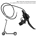 POENVFPO Electric Scooter Handbrake, Aluminum Alloy Right Handle Controller Brakes Replacement Scooter Brake Lever with for 8.5in Electric BIK