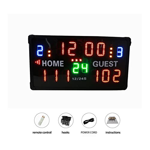 Marcador Digital de Baloncesto con Control Remoto Inalámbrico miniatura 4