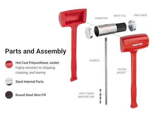 TEKTON 3-Piece Dead Blow Hammer Set