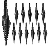 SUNYA Broadheads 125 Grain Steel Archery Arrow Tips for Compound, Recurve Bow & Crossbow, Sawtooth Shaped Traditional Screw-in Arrow Heads for Arrows, Pack of 12 in a Storage Case