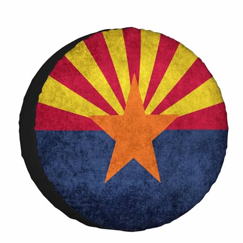 Arizona State Flag Spare Tire Cover 15