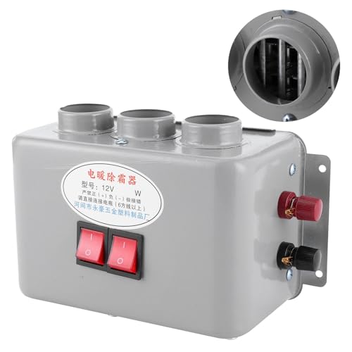 Image of Compact Car Heater 12V, 600W‑800W 12V Car Heater Compact Car Heater 3 Hole Winter Fast Heating Warmer Frost Removing Low Noise