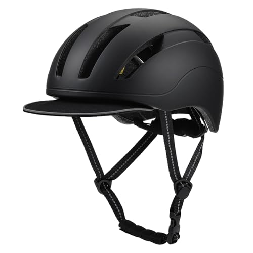Casco de patinaje ajustable para adultos con correa de barbilla y diseño ventilado