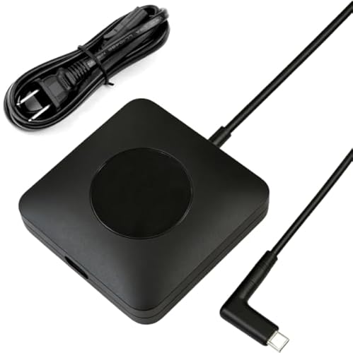 PowerHOOD USB Type C Charger Compatible with W-King X20 330W/ 300W/ 250W/ 200W Peak Loudest Party Large Bluetooth Portable Speaker Lound Sound Boombox 5V - 20V USB-C Power Supply Cord Cable PSU