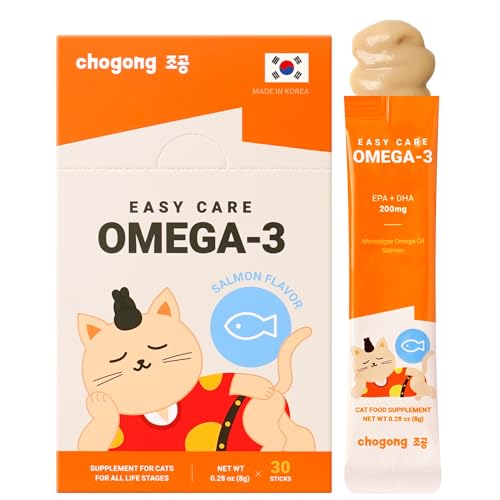 Easy Care Omega-3 Supplement for Cats – Skin & Coat Support with ...