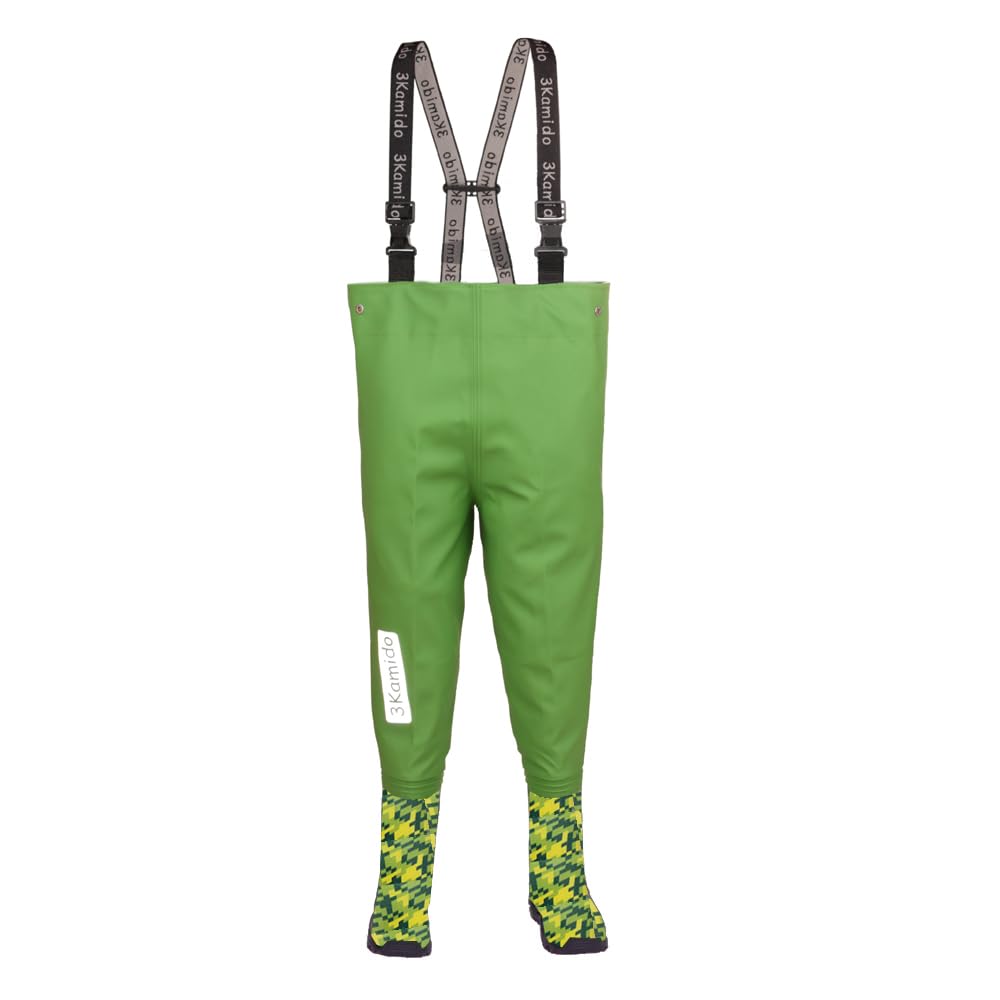 Kinderwathose, Jugendliche Kinder Brust Wathose, – Modelle, CRAFT, GRAU TARNUNG, SPIDER verstellbare Taille, langlebige Hosenträger, Nexus-Schnalle, Anglerhose für Kinder 21-36 EU