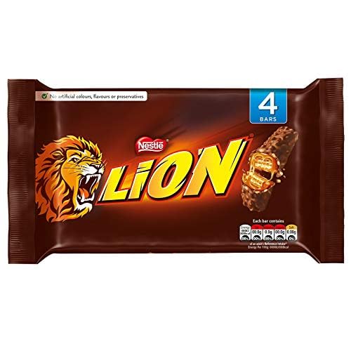 Nestle Lion Bar Caramel Milk Chocolate 4 Bars With a Chewy Caramel Center 4 X 30 grams (B0CRQ691NY) Amazon Price History, Amazon Price Tracker