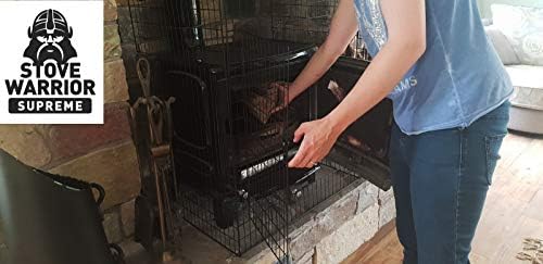 STOVE WARRIOR NEW 2019 STOVE GUARD, WITH UNIQUE FRONT DOORS FOR EASY ACCESS, SPECIALLY DESIGNED FOR STOVES, NURSERY GUARD,COMPACT DESIGN (SW3) 80CM H X 70 CM W X 50CM DEPTH