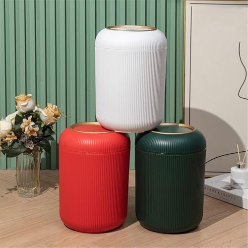 Caneca de Basura para Baño con Tapa Pequeña Verde miniatura 7