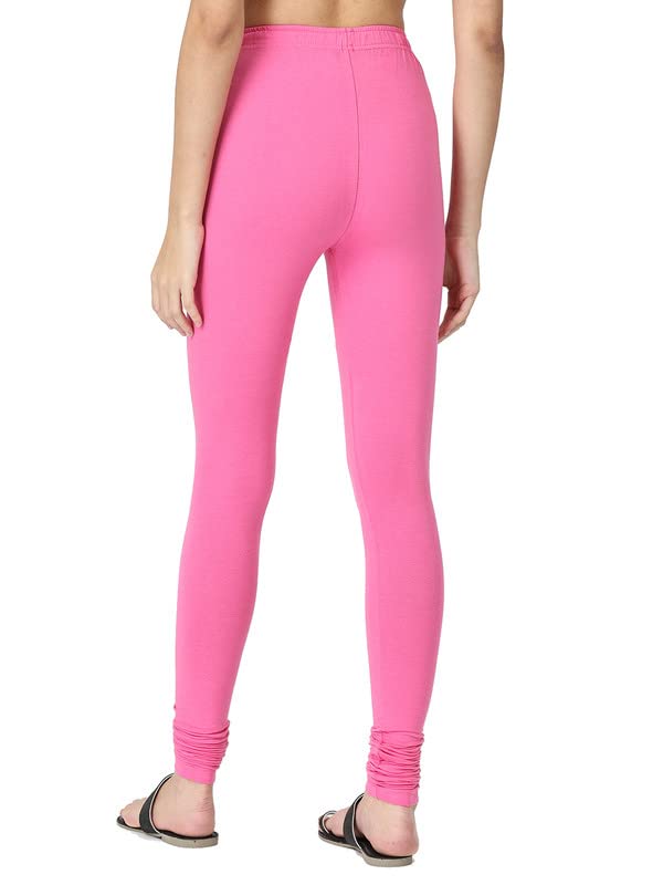 Image of Robinbosky Cotton Churidhar Leggings for Women - Stylish, Stretchable & Flattering Fit for All-Day Comfort