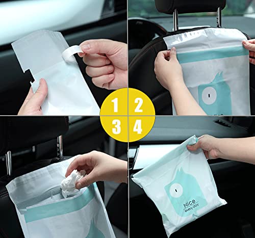 Image of 45pcs Car Trash Bag Disposable
