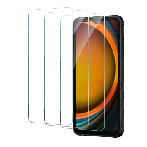 CYYAGE Protector de pantalla para Samsung Galaxy XCover 7, 3 unidades, transparente, dureza 9H, antiarañazos, sin burbujas