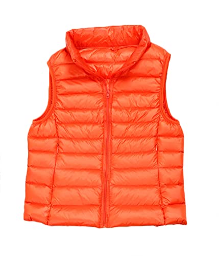 ORANDESIGNE Gilet Duvet Femme Zip Up Doudoune sans Manche Grande Taille Veste Automne Hiver Blouson Casual Compressible Manteaux sans Manche Ultra Légère...
