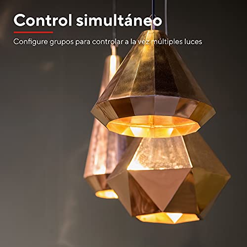 Trust WIFI CCT - E14-71297-02 Bombilla LED, Compatible con Alexa y Google Home, Luz LED Cambio Color, No Hub, 2.4GHz Lámpara LED, Bombilla Inteligente Blanca y en Color – Pack de 2 - imagen 5