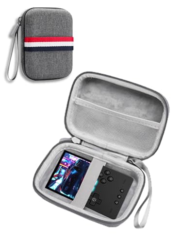 NOUKAJU Case for Trimui Brick Handheld Game Console, Game Console Protective Case,Drop-Proof,Scratch-Proof,Shock-Proof,Dust-Proof,Carrying Case for Trimui Brick Game Console(Grey)