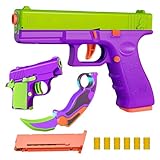 Mqaue Fidget Toy Gun1911, paquete de 3 juguetes impresos en 3D, pistola de juguete expulsante de concha, pistola de juguete...