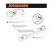 Jorgensen Corner Easing Plane 70740, 6.5-inch, 45-Degree Chamfer Blade, Aluminum Body