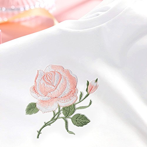 PGMJ 47pcs Embroidery Applique Patches Rose Flowers Butterfly Sunflowers Iron On Patches for Jackets, Jeans, Bags, Clothing, Arts Crafts DIY Decoration - Thumbnail 2