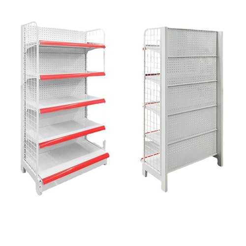 Scaffale di esposizione al dettaglio - Organizzatore dello scaffale del supermercato a 5 livelli per vetrina efficiente dei prodotti in generi alimentari, minimarket e uffici