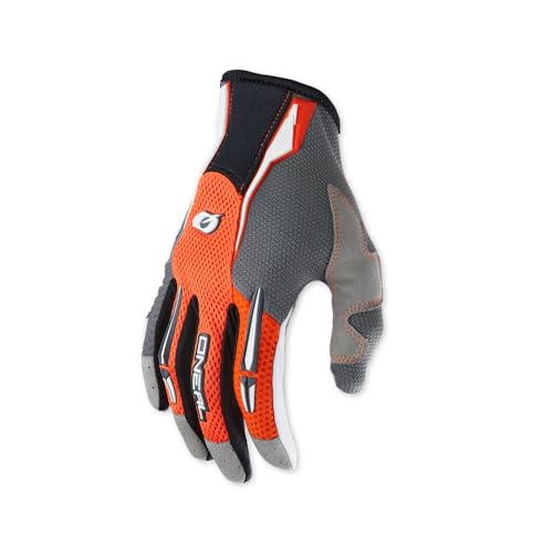O'NEAL | Guantes de Ciclismo y Motocross | MX MTB Motocross Enduro Motocicleta | Diseño Ligero y Sencillo para una óptima sensación en el Manillar | Guante Podium | Adulto | Naranja | Talla M